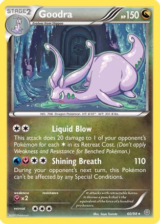 Goodra 060  - Holofoil XY  Ancient Origins - Holo Rare