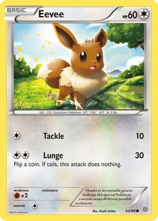 Eevee 063  XY  Ancient Origins - Common