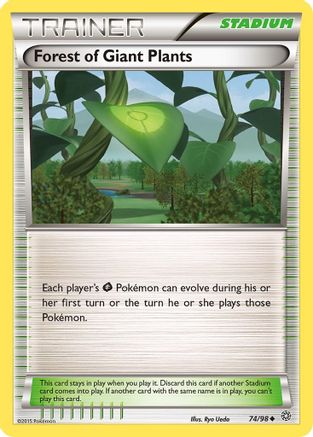 Forest of Giant Plants 074  XY  Ancient Origins - Uncommon