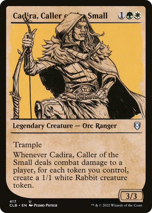 Cadira, Caller of the Small (Showcase) (CLB-417) - Commander Legends: Battle for Baldur's Gate: (Showcase) Foil