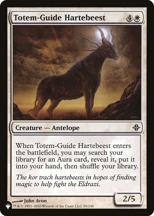 Totem-Guide Hartebeest (LIST-ROE-50) - The List