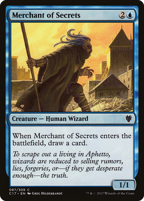 Merchant of Secrets (C17-087) - Commander 2017