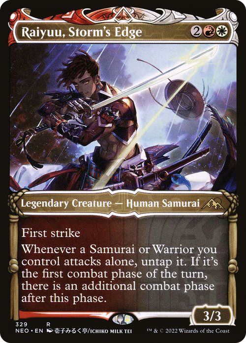 Raiyuu, Storm's Edge (Showcase) (NEO-329) - Kamigawa: Neon Dynasty: (Showcase)