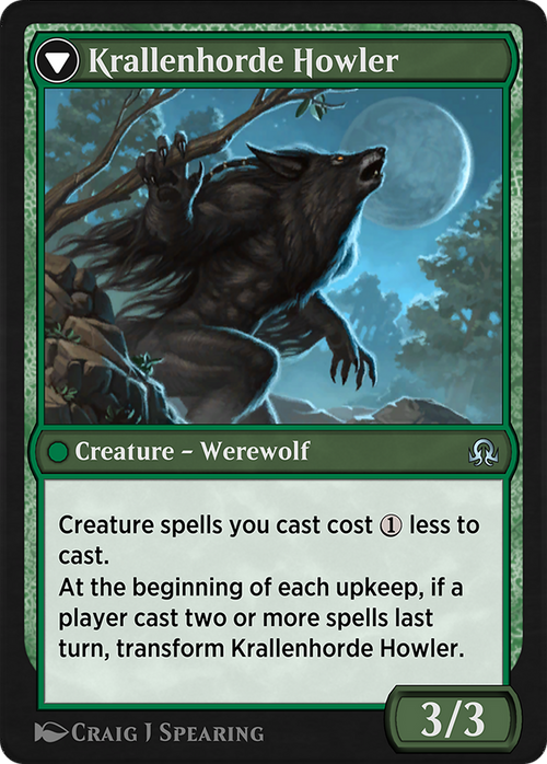 Duskwatch Recruiter // Krallenhorde Howler (SIR-194) - Shadows over Innistrad Remastered