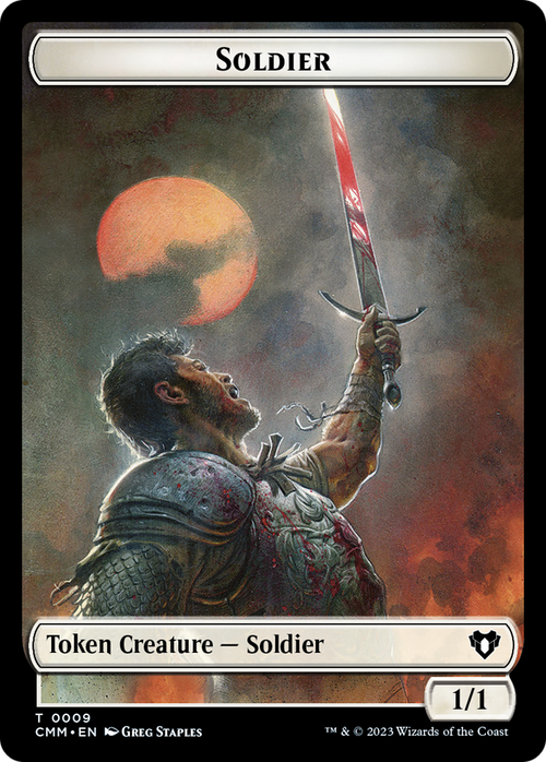 Soldier (TCMM-009) - Commander Masters Tokens
