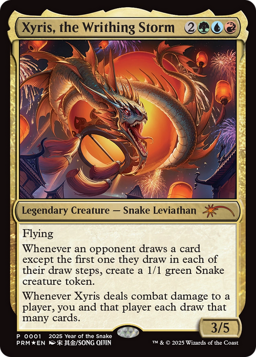 Xyris, the Writhing Storm (SSP-001) - Standard Showdown Promos Foil