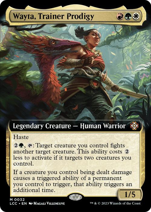 Wayta, Trainer Prodigy (Extended Art) (LCC-032) - The Lost Caverns of Ixalan Commander: (Extended Art)