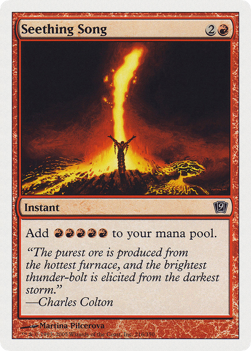 Seething Song (9ED-216) - 9th Edition Foil