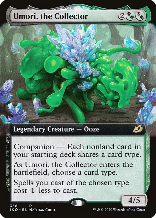 Umori, the Collector (Extended Art) (IKO-358) - Ikoria: Lair of Behemoths: (companion, Extended Art) Foil