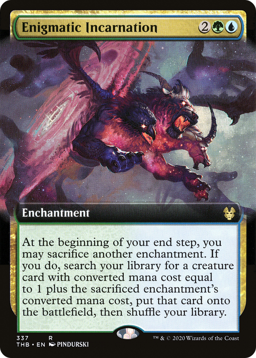 Enigmatic Incarnation (Extended Art) (THB-337) - Theros Beyond Death: (Extended Art) Foil