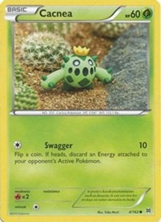 Cacnea 004  - Reverse Holofoil XY  BREAKthrough - Common