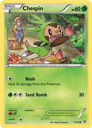 Chespin (7) (7) 007  XY  BREAKthrough - Common