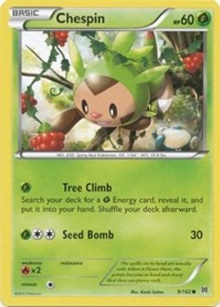 Chespin (9) (9) 009  XY  BREAKthrough - Common