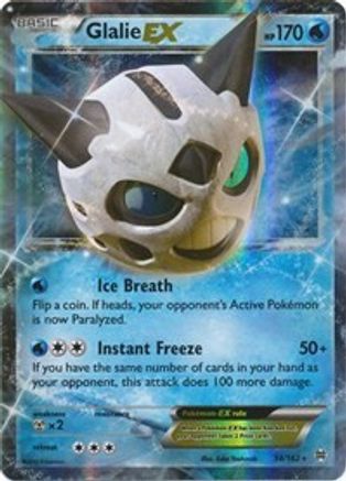 Glalie EX 034  - Holofoil XY  BREAKthrough - Ultra Rare