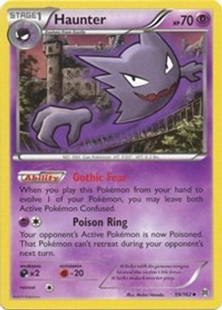 Haunter 059  XY  BREAKthrough - Uncommon