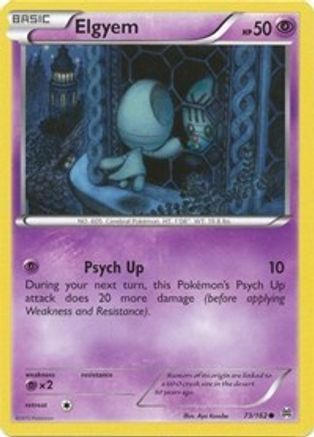 Elgyem 073  XY  BREAKthrough - Common