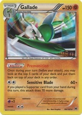 Gallade 084  - Holofoil XY  BREAKthrough - Holo Rare