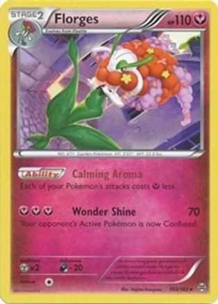Florges 103  - Reverse Holofoil XY  BREAKthrough - Rare
