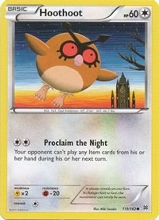 Hoothoot 119  XY  BREAKthrough - Common