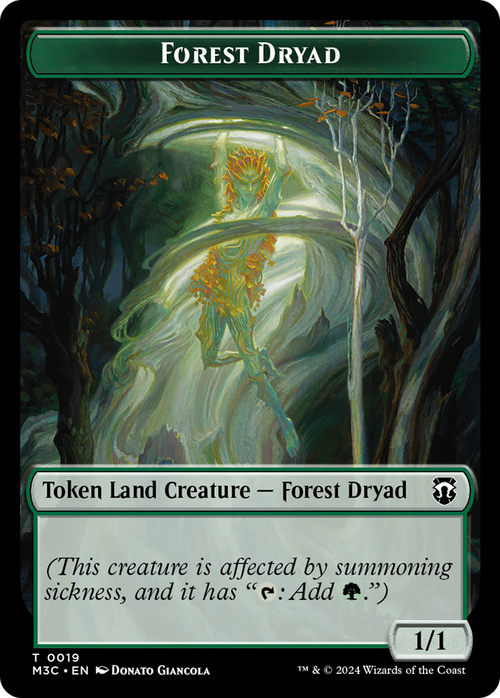 Forest Dryad (TM3C-019) - Modern Horizons 3 Commander Tokens