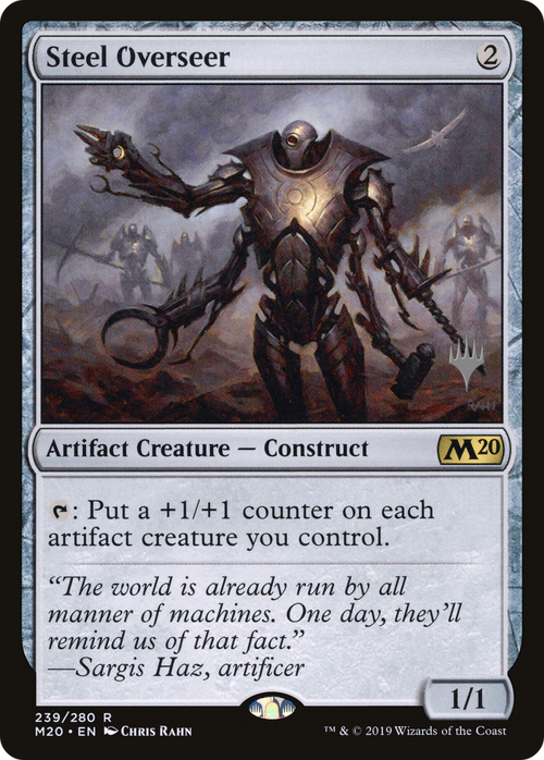 Steel Overseer (PPM20-239P) - Core Set 2020 Promos Foil