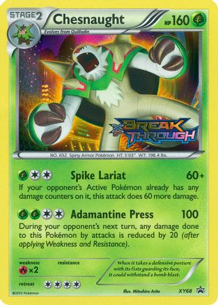 Chesnaught (Prerelease)  - Holofoil XY Promos - Promo