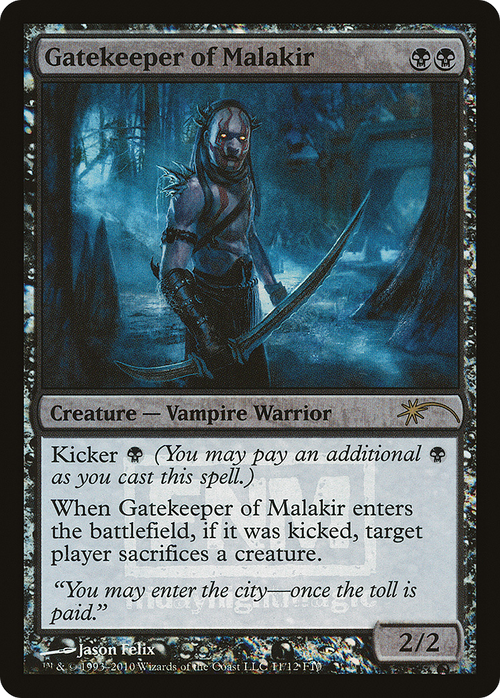 Gatekeeper of Malakir (FNM-011) - Friday Night Magic 2010 Foil