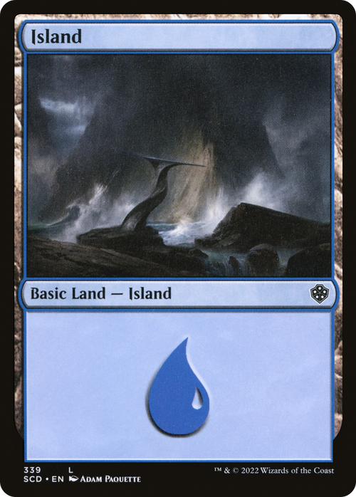 Island (339) (SCD-339) - Starter Commander Decks