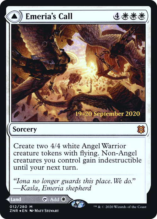 Emeria's Call (PRE-12S) - Zendikar Rising Promos Foil