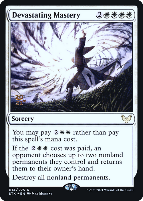 Devastating Mastery (PRE-14S) - Strixhaven: School of Mages Promos Foil