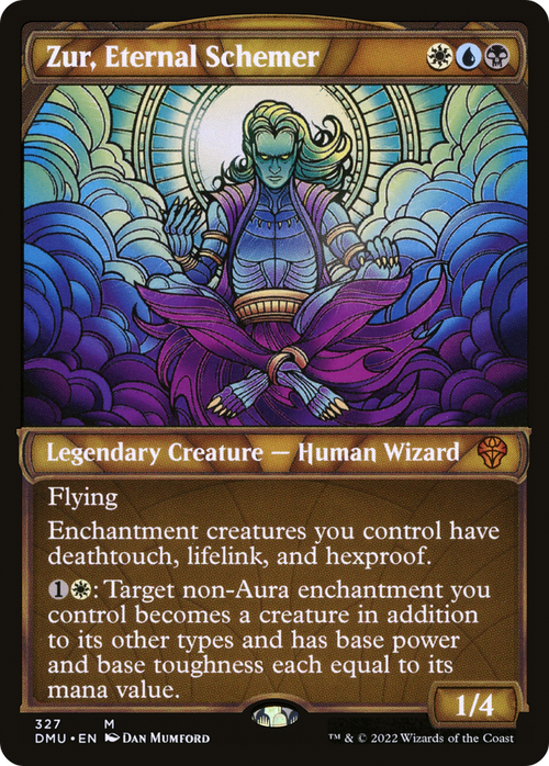 Zur, Eternal Schemer (Showcase) (DMU-327) - Dominaria United: (Showcase) Foil