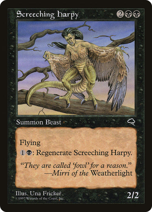 Screeching Harpy (TMP-155) - Tempest