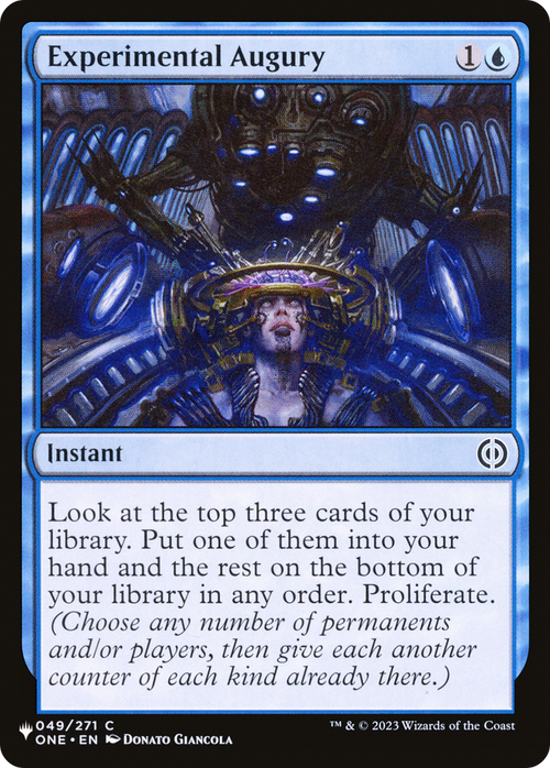 Experimental Augury (LIST-ONE-49) - The List