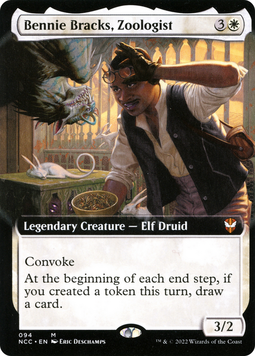 Bennie Bracks, Zoologist (Extended Art) (NCC-094) - New Capenna Commander: (Extended Art)