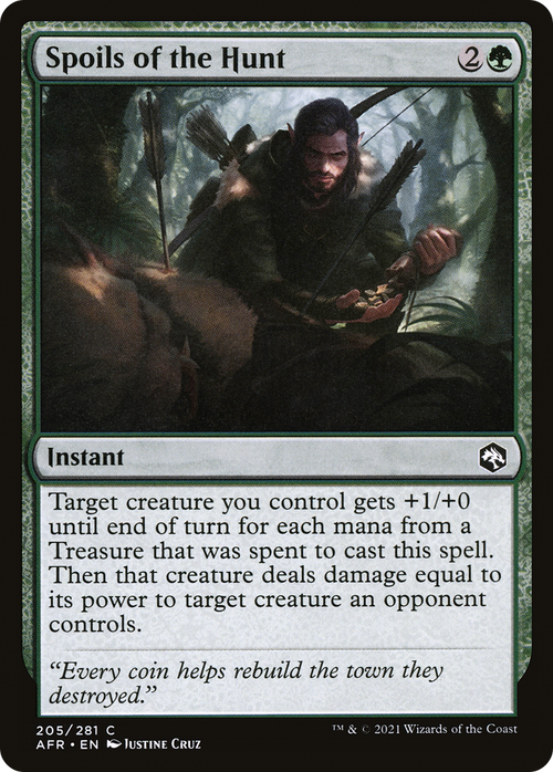 Spoils of the Hunt (AFR-205) - Adventures in the Forgotten Realms Foil