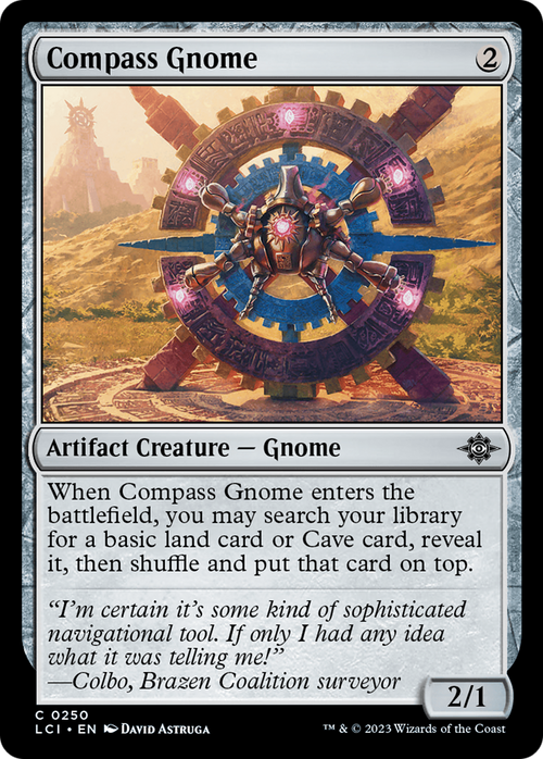 Compass Gnome (LCI-250) - The Lost Caverns of Ixalan Foil