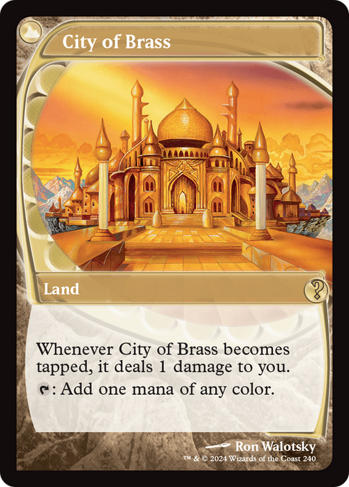 City of Brass (Future Sight) (MB2-240) - Mystery Booster 2