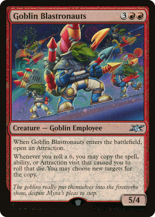 Goblin Blastronauts (Galaxy Foil) (UNF-395) - Unfinity Foil