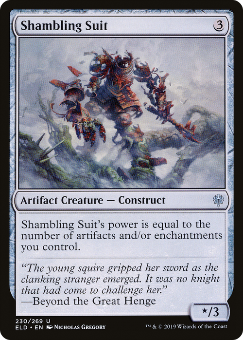 Shambling Suit (ELD-230) - Throne of Eldraine Foil