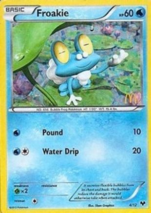 Froakie - 4/12/12  - Holofoil McDonalds Promos 2014 - Promo