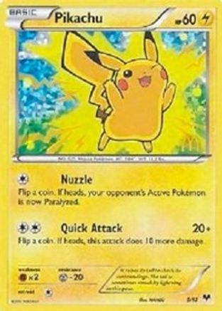 Pikachu - 5/12/12  - Holofoil McDonalds Promos 2014 - Promo