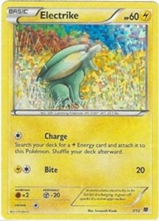 Electrike - 7/12/12  - Holofoil McDonalds Promos 2015 - Promo