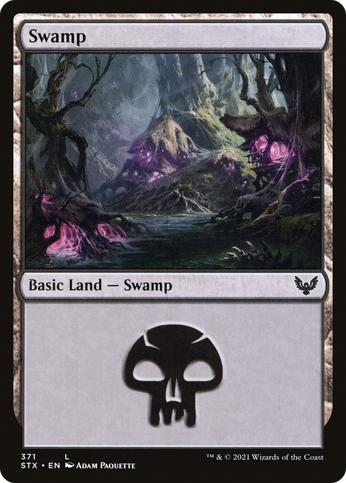 Swamp (371) (STX-371) - Strixhaven: School of Mages Foil