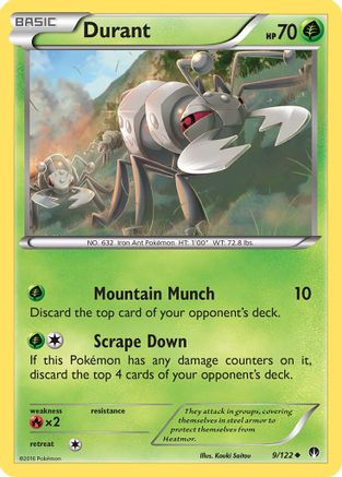 Durant  XY  BREAKpoint - Uncommon