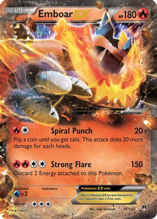 Emboar EX 014  - Holofoil XY  BREAKpoint - Ultra Rare