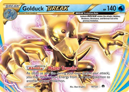 Golduck BREAK 018  - Holofoil XY  BREAKpoint - Rare BREAK