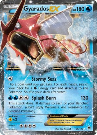 Gyarados EX 026  - Holofoil XY  BREAKpoint - Ultra Rare