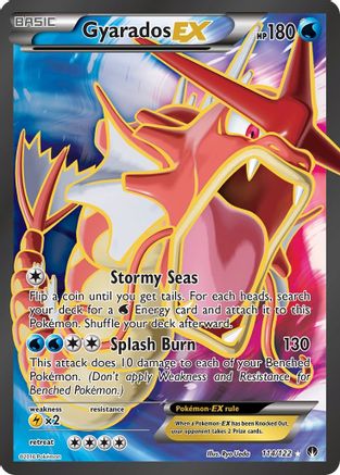 Gyarados EX (Full Art) 114  - Holofoil XY  BREAKpoint - Ultra Rare