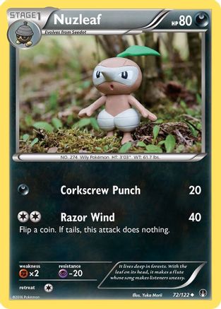 Nuzleaf 072/122  XY  BREAKpoint - Uncommon