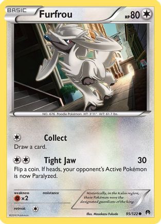Furfrou 095  - Reverse Holofoil XY  BREAKpoint - Common